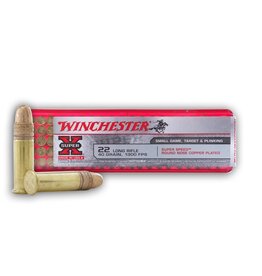 Winchester Winchester Super X High Velocity 22LR Ammo 40 Grain Plated Round Nose