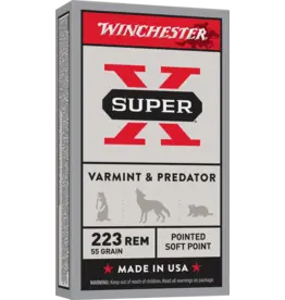 Winchester Winchester x223R Super-X .223 Remington 55GR Pointed Soft Point, 20RD
