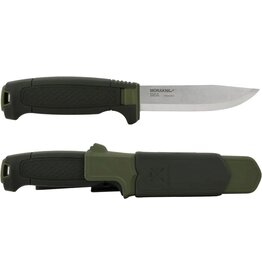 Morakniv Morakniv Amberg (S) Deep Forests Green Handle Fixed Blade With Sheath Scandi Grind