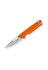 Buck Knives Buck 239 Infusion Assisted Flipper Knife 3.25" Satin Drop Point Blade, Orange Aluminum Handles, Liner Lock - 13549
