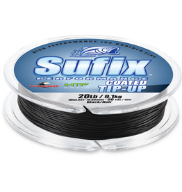 Sufix Performance V-Coat Tip Up 20 lb Black 50 Yds
