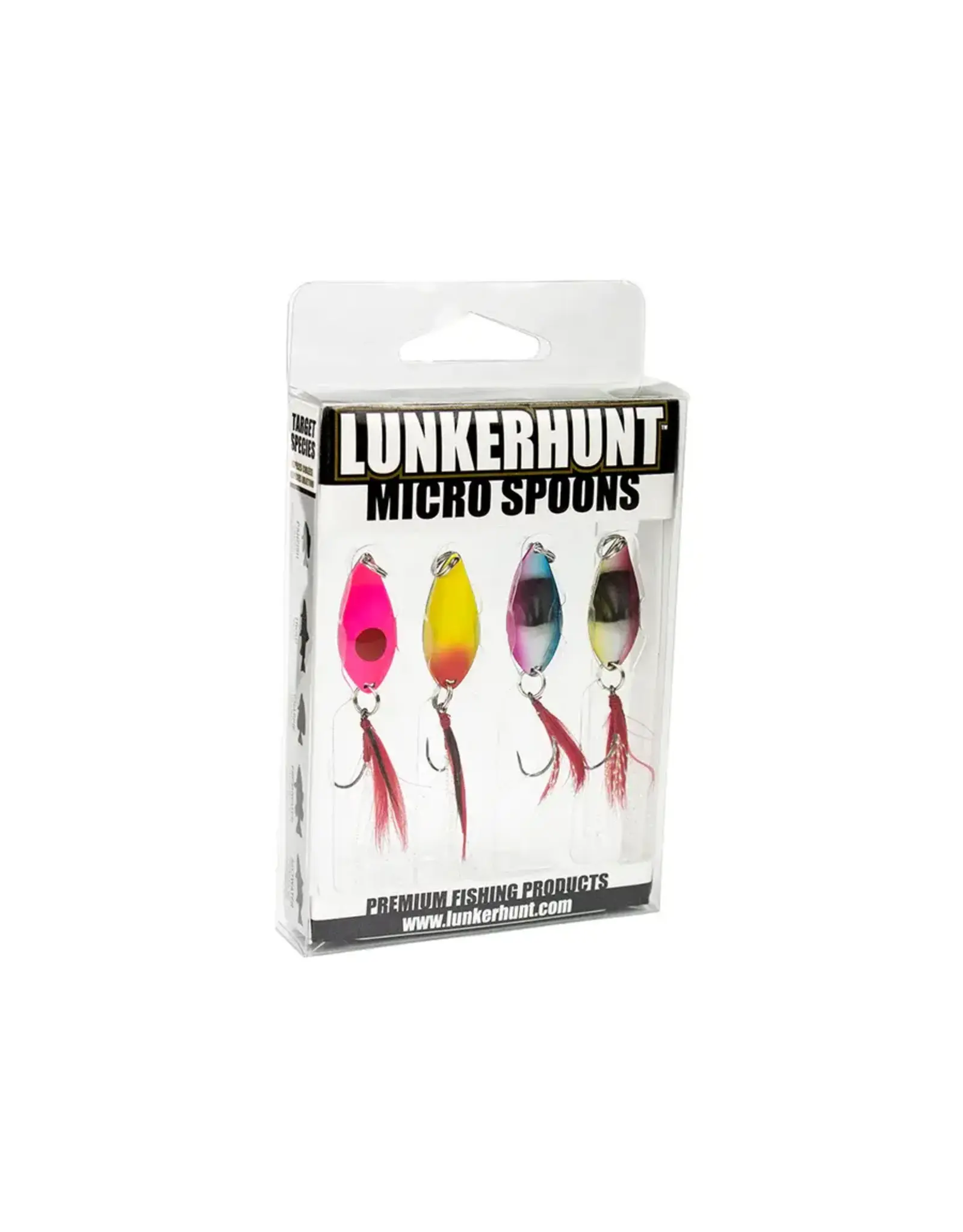 Lunkerhunt Lunkerhunt Micro Spoons Reaction 4pk 1" 1/8oz