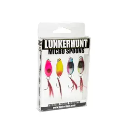 Lunkerhunt Lunkerhunt Micro Spoons Reaction 4pk 1" 1/8oz