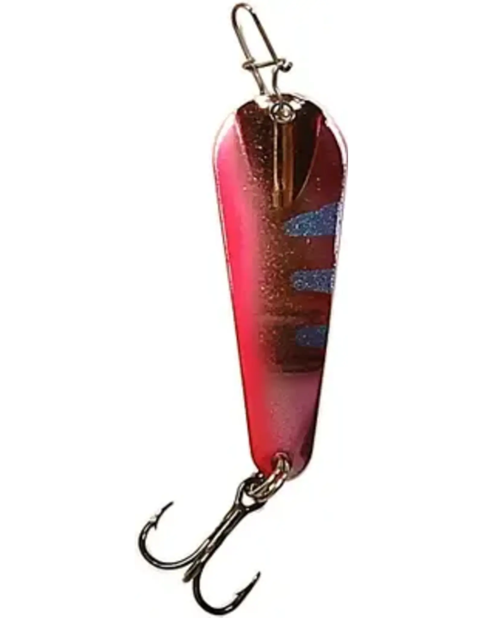 Custom Jigs Custom Jigs SL18-P-219 Pro Slender Spoon 1/8oz Gold/Happy Hooker