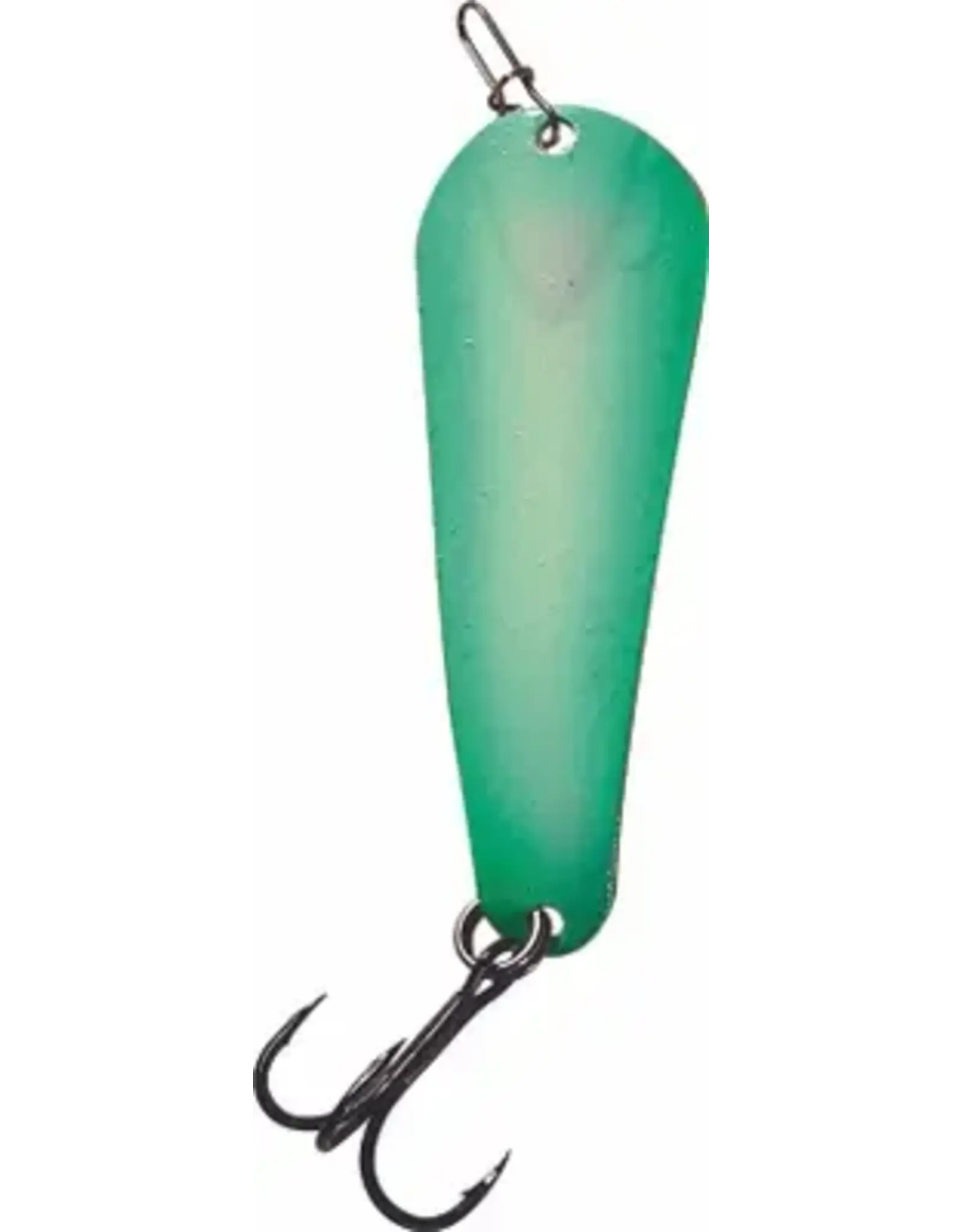 Custom Jigs Custom Jigs SL18-P-722 Pro Glow Slender Spoon 1/8oz Green Glow Shadow Gold