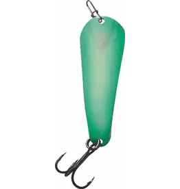 Custom Jigs Custom Jigs SL18-P-722 Pro Glow Slender Spoon 1/8oz Green Glow Shadow Gold