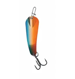 Custom Jigs Custom Jigs SL18-P-228 Pro Slender Spoon 1/8oz Gold/Rainbow Trout