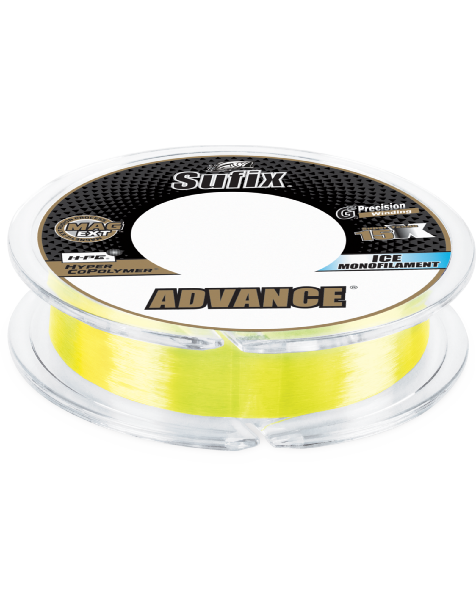Sufix Sufix Advance Ice Monofilament 6 lb testNeon Lime