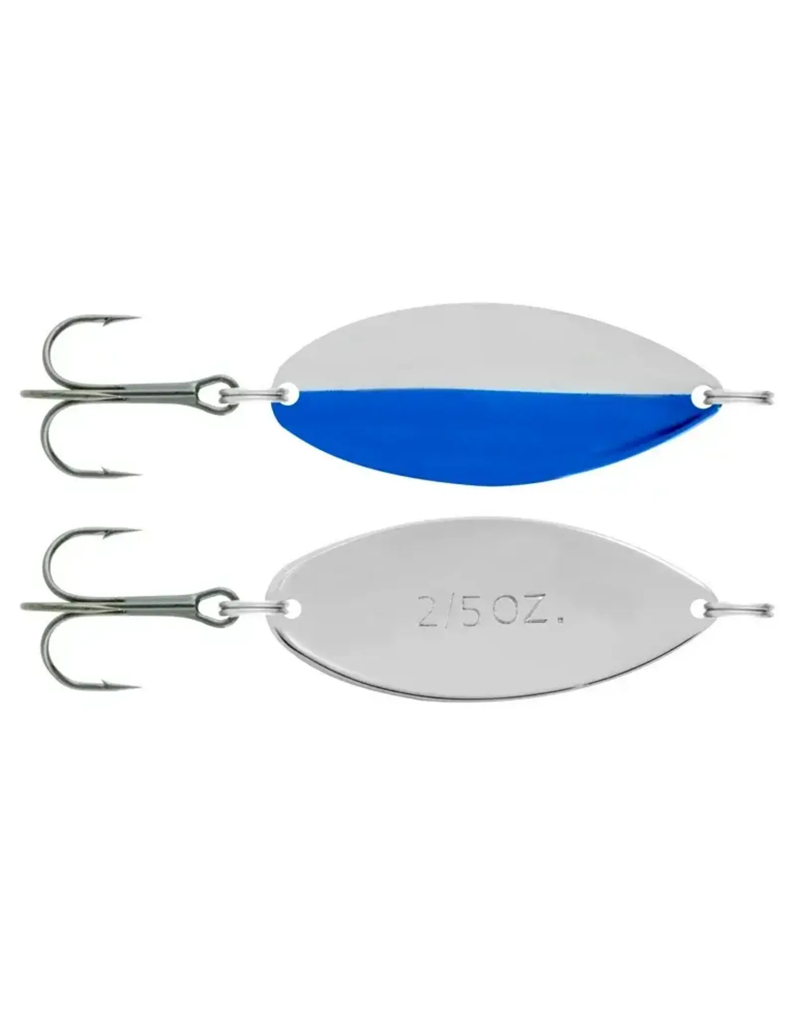 south bend South Bend Kast-A-Way Shud-L Spoons - 2/5 oz. - Chrome/Blue