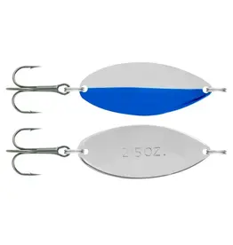 south bend South Bend Kast-A-Way Shud-L Spoons - 2/5 oz. - Chrome/Blue