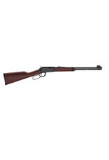 Henry Firearms Henry, H1 Classic Rifle, Lever Action Rifle, 22WMR, 18.5" Barrel, Round Blued Steel, Straight Grip American Walnut Stock, Adjustable Semi-Buckhorn Rear Sight, Hooded Blade Front Sight, 12 Rounds