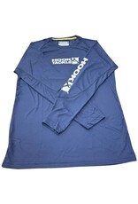 Hook & Tackle Hook & Tackle Marlin Groove Long Sleeve Performance Fishing Shirt- Navy