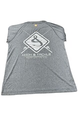 Hook & Tackle Hook & Tackle Rods & Hook Long Sleeve Performance Fishing Shirt- Char Heather