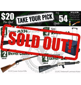 DRAW #1888 - Take Your Pick - Savage M334, Savage Revel, Yeti OR Morisson!