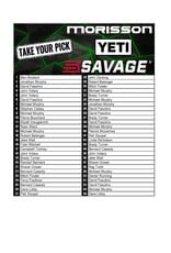 DRAW #1888 - Take Your Pick - Savage M334, Savage Revel, Yeti OR Morisson!