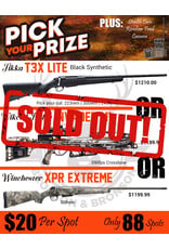 DRAW #1887 - Pick Your Prize - Tikka, Wicked Ridge OR Winchester!