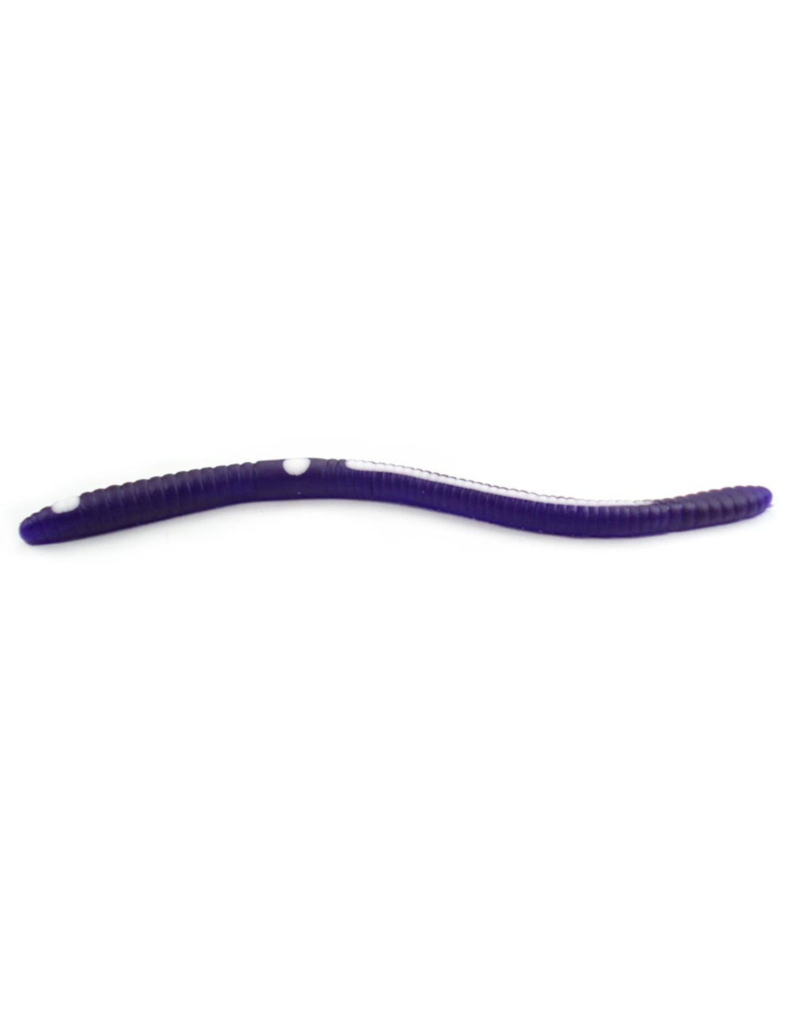 Kellys Kelly's Weedless Bass Crawler Pre-Rigged Plastic Worm Purple/ White