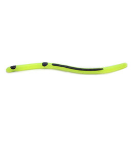 Kellys Kelly's ST102-CB Striper Pre-Rigged Plastic Worm, 5 1/2", 3 Sz 6 Hooks, Chartreuse/Black