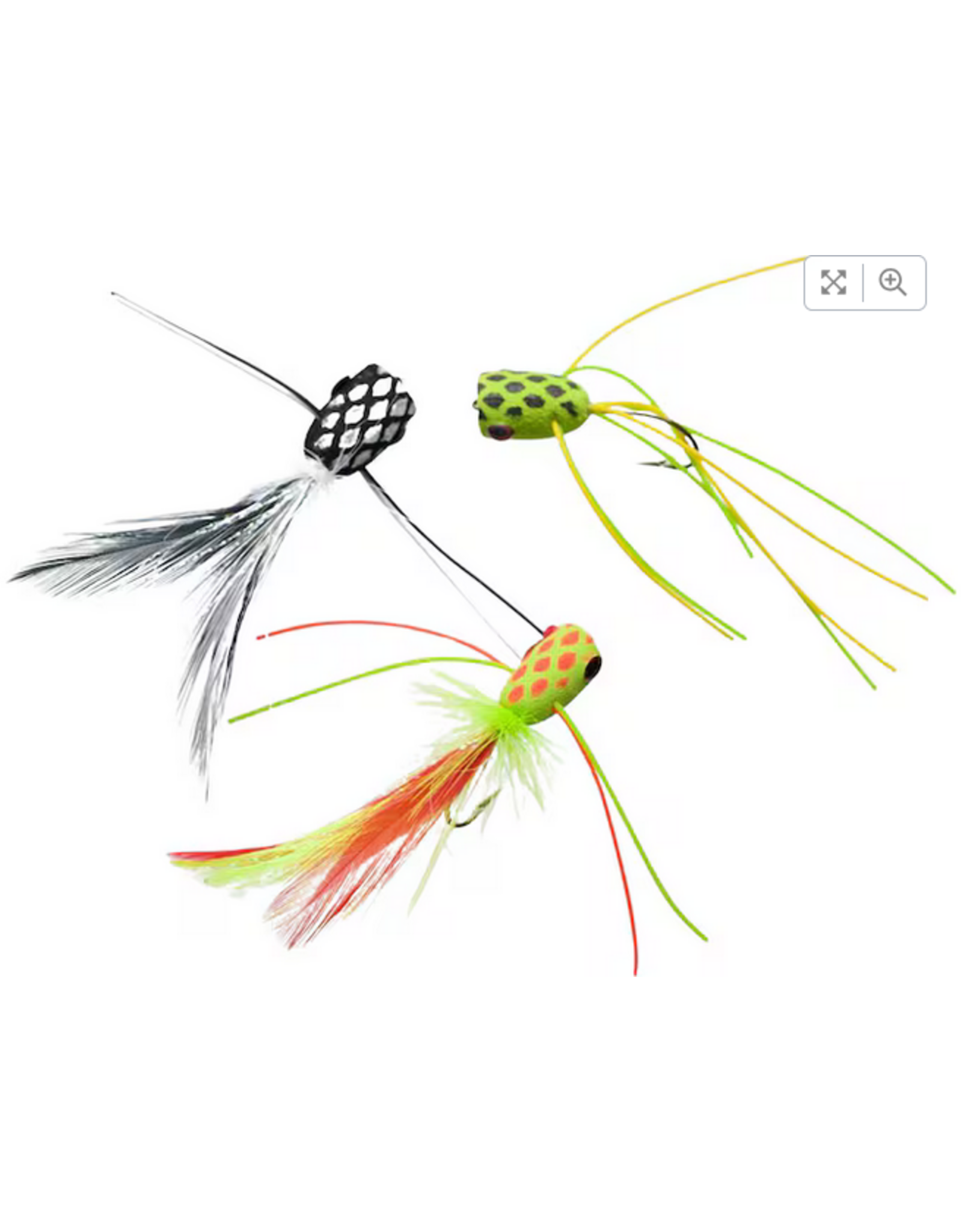 Cortland Cortland Fairplay Bass Popper Fly Assortment 3PK