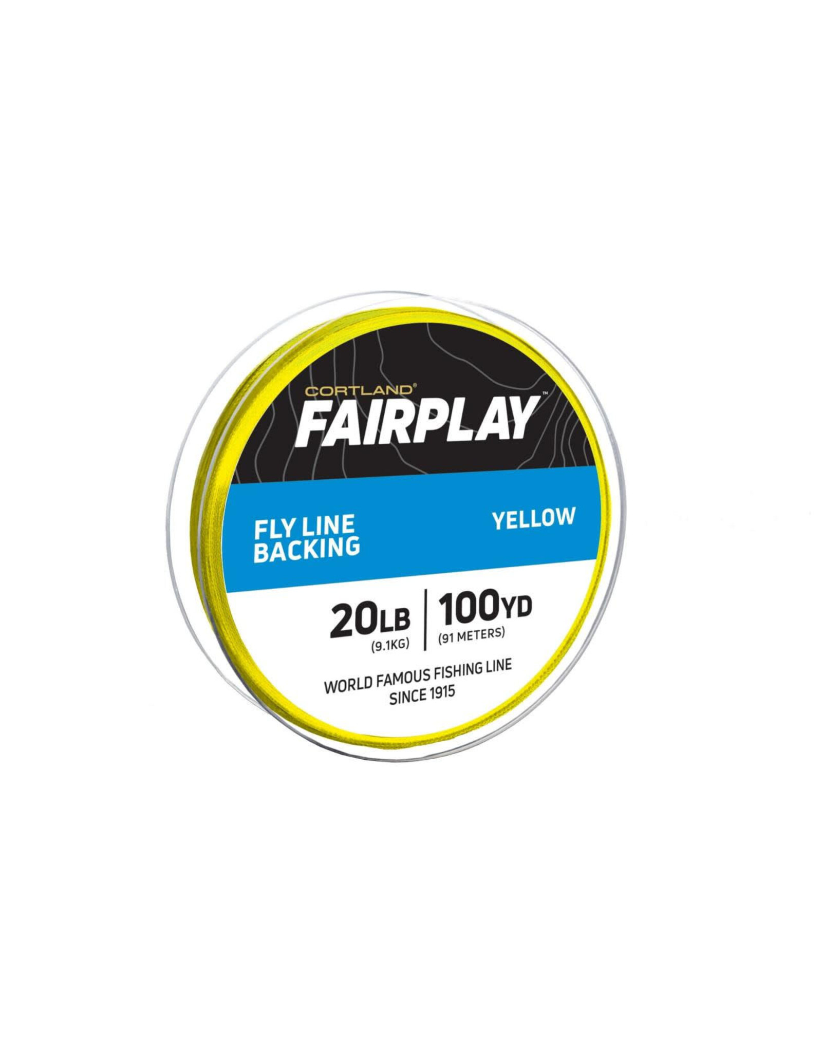 Cortland Cortland Fairplay Backing 100yd 20lb Yellow #CLC146839