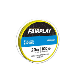 Cortland Cortland Fairplay Backing 100yd 20lb Yellow #CLC146839