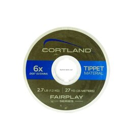 Cortland Cortland 605411 Fairplay Nylon Tippet 27yd 5X-4.5lb Clear