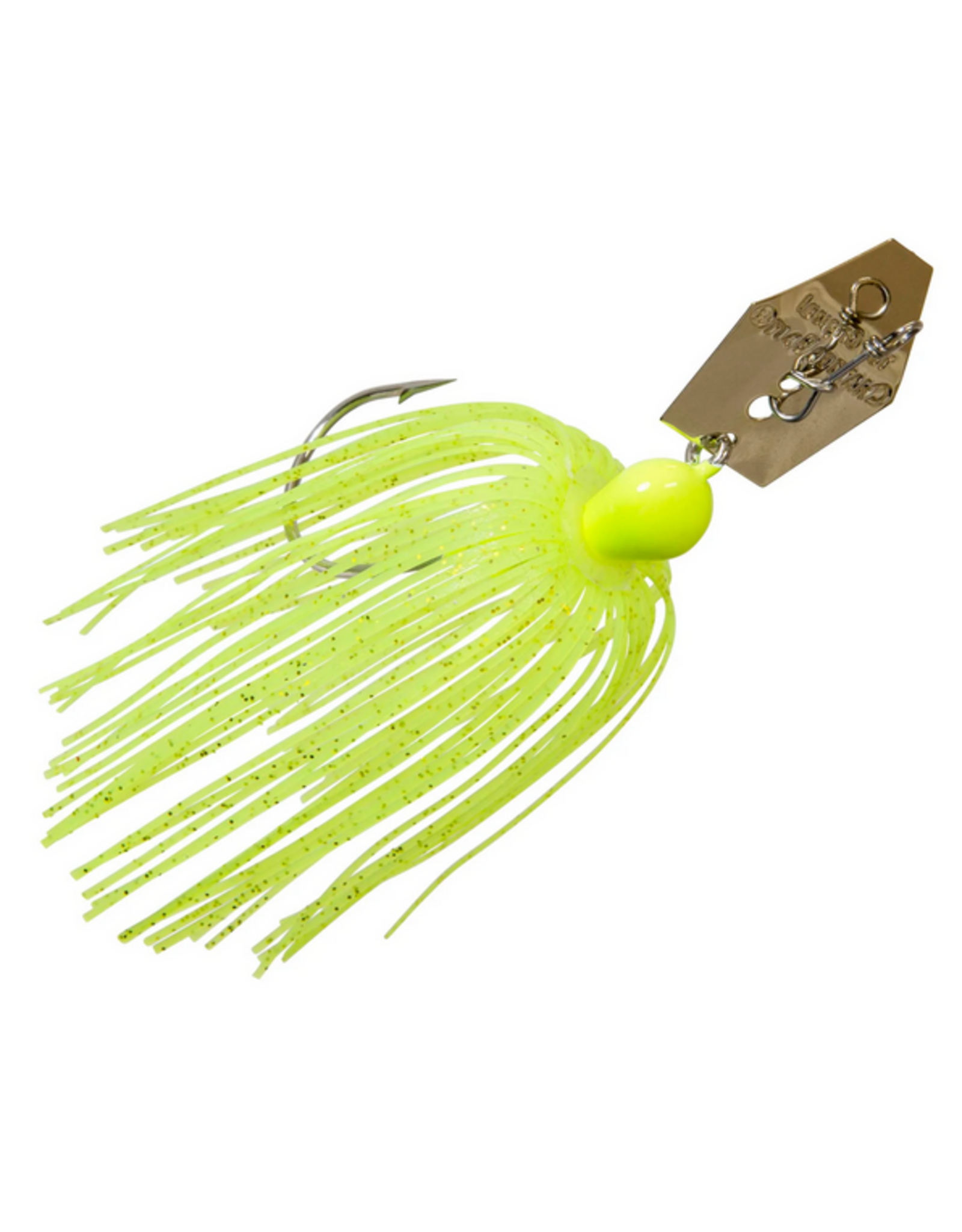 Z-Man Z-Man CB38-10 Original Chatterbait Bladed Swim Jig, 4 1/2", 3/8 oz, Chartreuse