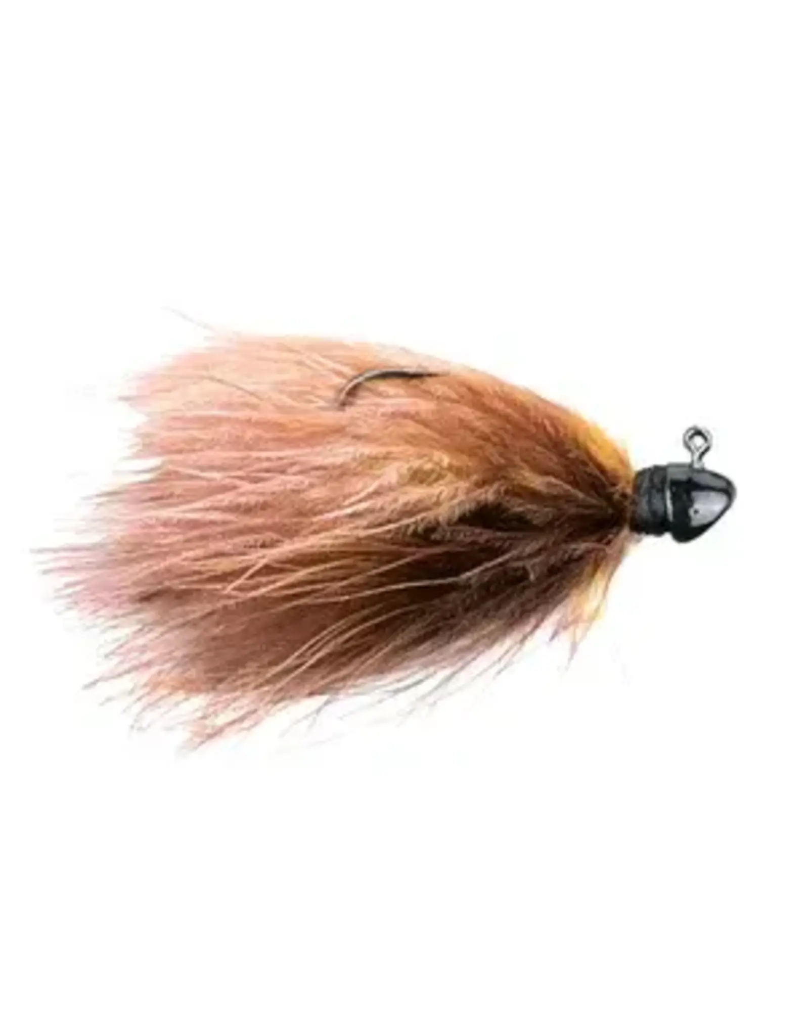 outkast Outkast Tackle Feider Fly Marabou 3/32oz 2-pk Brown