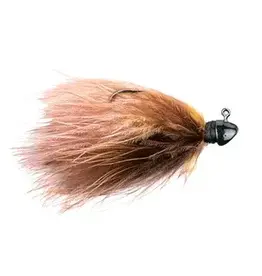outkast Outkast Tackle Feider Fly Marabou 3/32oz 2-pk Brown