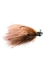 outkast Outkast Tackle Feider Fly Marabou 1/8oz 2-pk Brown