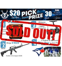 DRAW #1891 - Pick Your Prize - Yeti, Derya, Shimano OR Blue Jays Tickets!