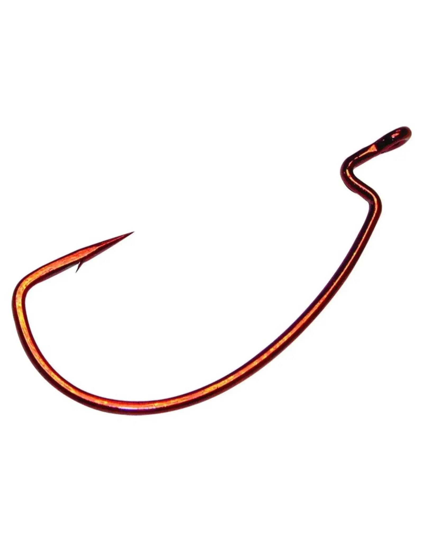 Gamakatsu Gamakatsu Red EWG 2/0 Offset Worm Hook 58312
