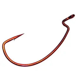 Gamakatsu Gamakatsu Red EWG 2/0 Offset Worm Hook 58312