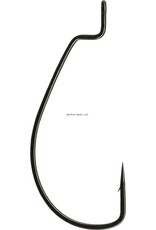 Gamakatsu Gamakatsu Black EWG 5/0 Offset Worm Hook 58415