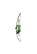 Barnett Quicksilver (green weight up to 28lbs / draw 15-22" recurve bow with 2 arrows /sight /left or right shot