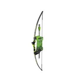 Barnett Quicksilver (green weight up to 28lbs / draw 15-22" recurve bow with 2 arrows /sight /left or right shot