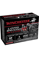 Winchester WINCHESTER LONG BEARD XR 12 GA 3" 1 3/4 OZ. #5 TURKEY LOADS W/SHOT-LOK