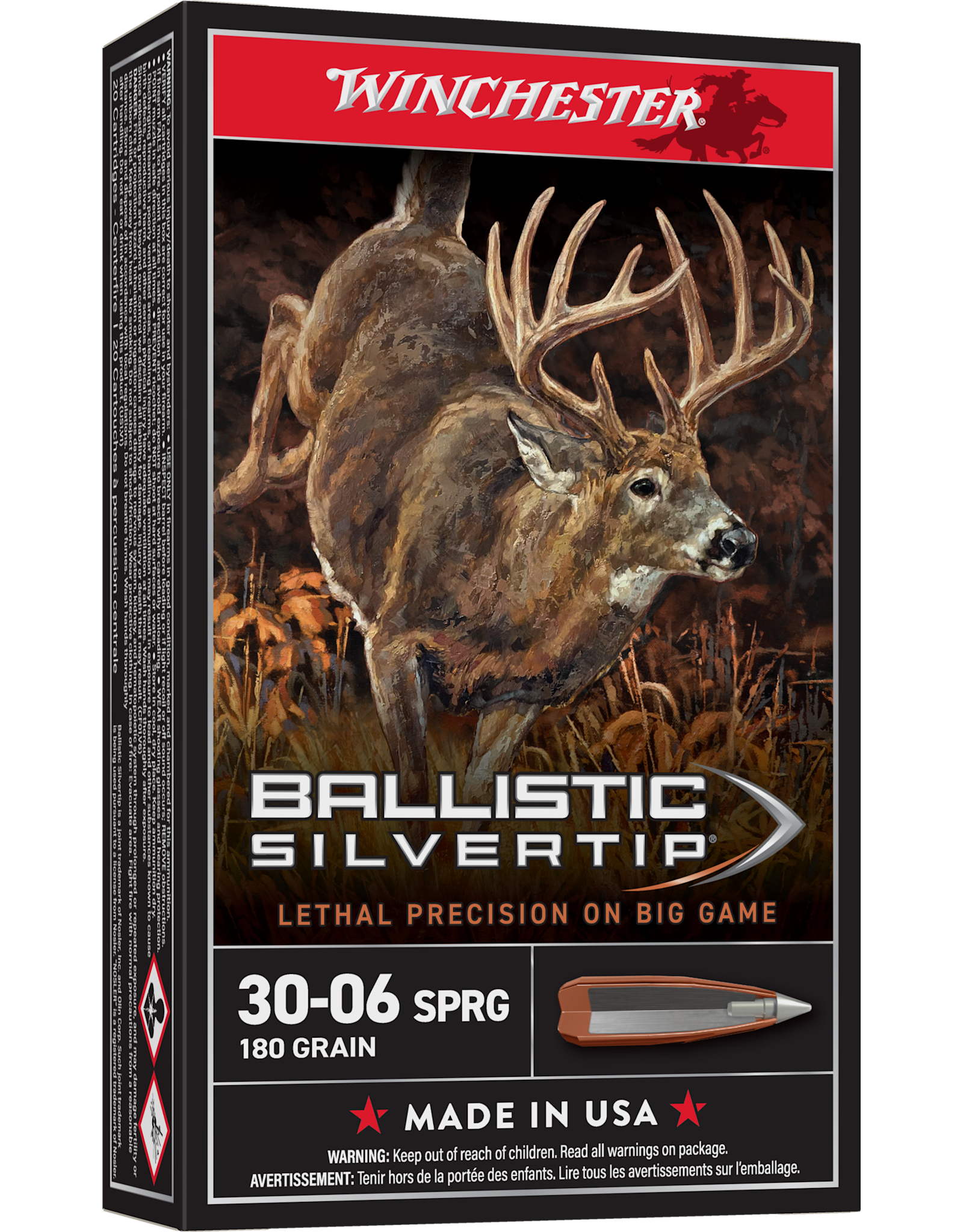 Winchester Winchester Ballistic Tip 30-06 180gr SBST3006B