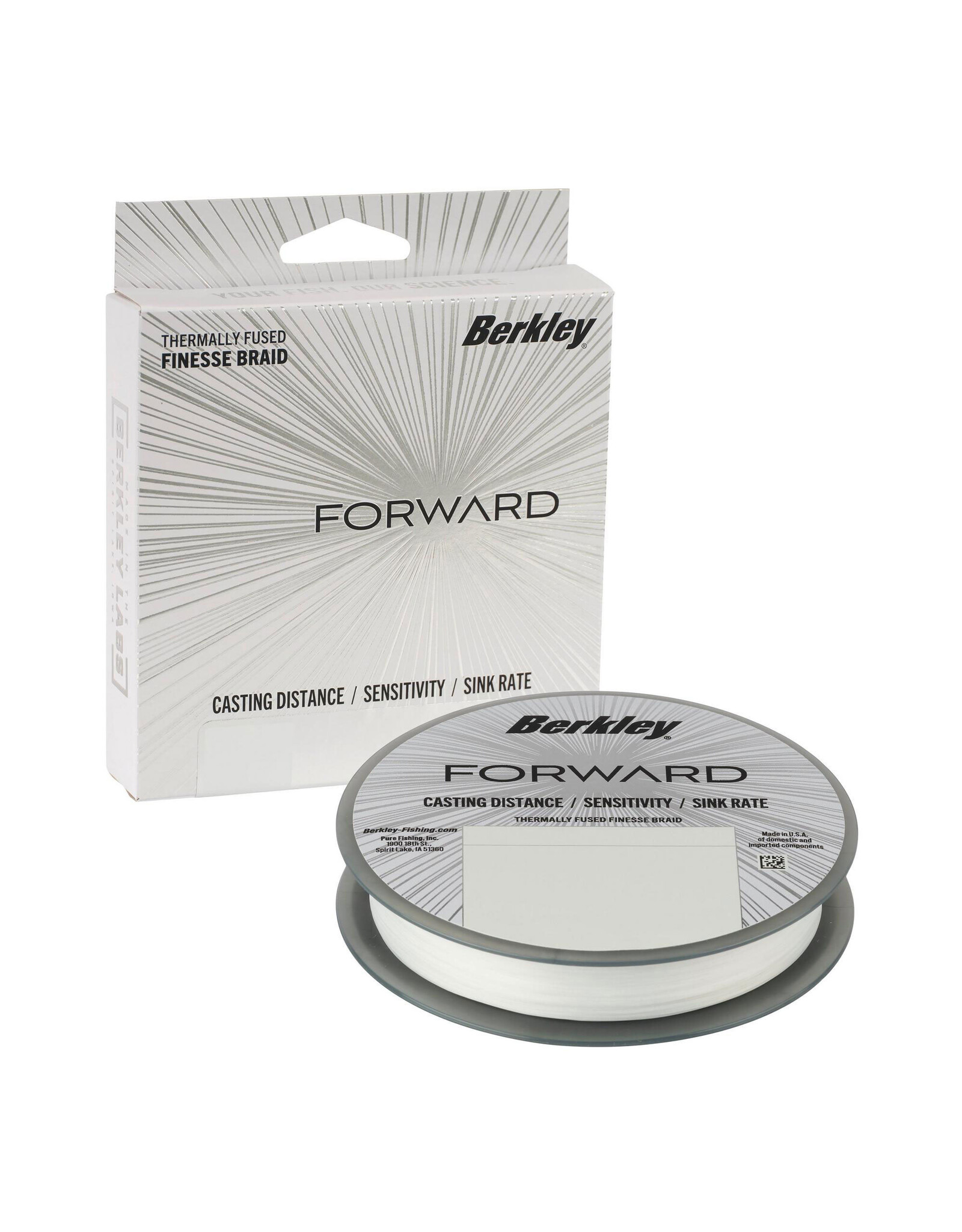 Berkley Berkley Forward Braid, 150 yd Crystal 10 lb