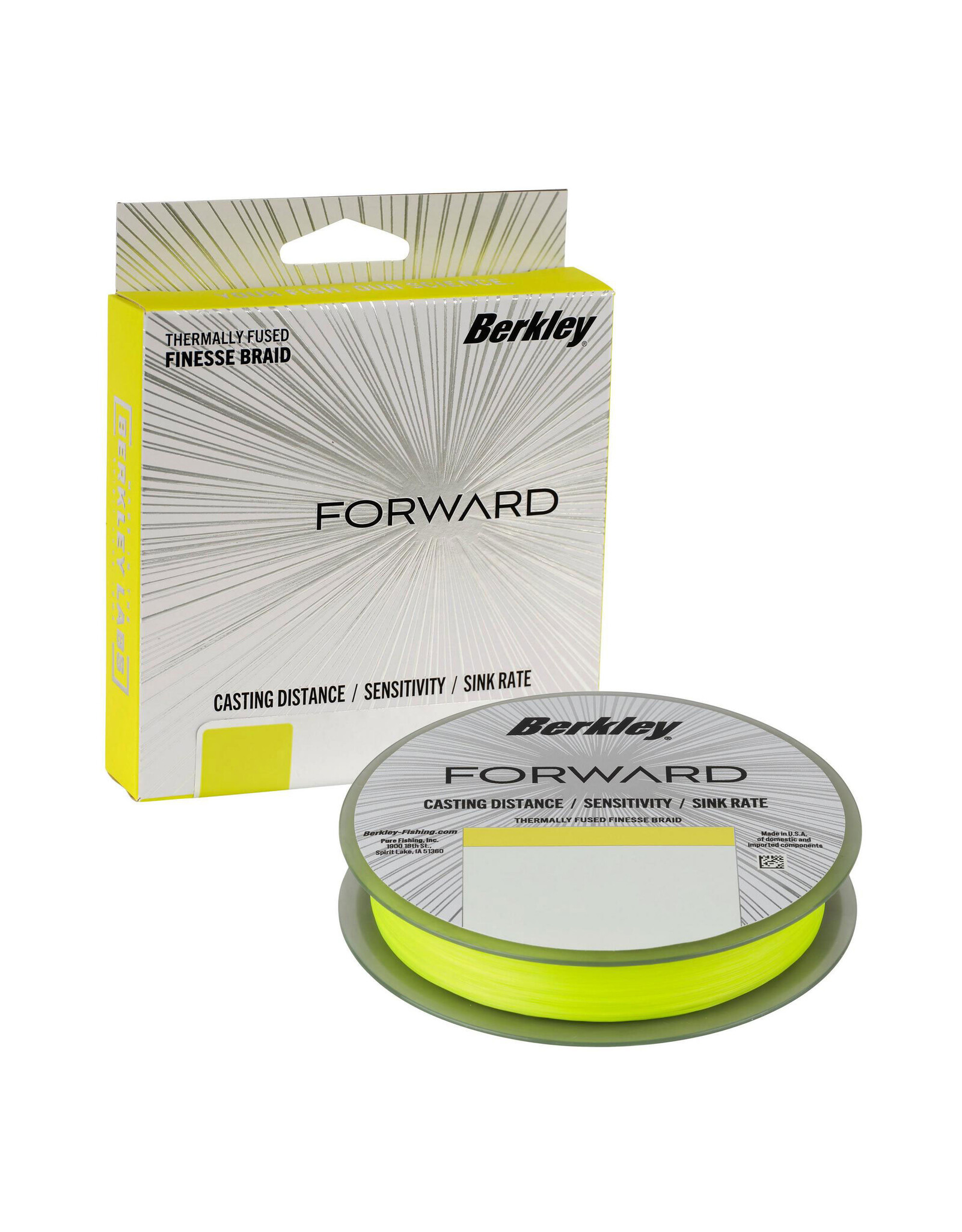 Berkley Berkley Forward Braid, 150 yd Flame Green 14 lb