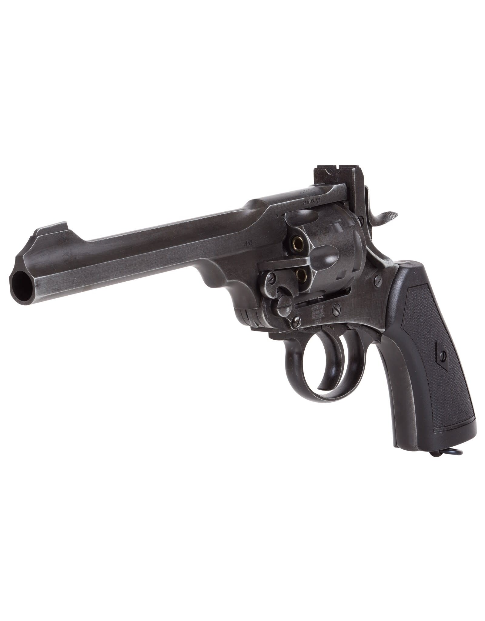 Webley Webley MKVI CO2 Pellet Revolver, Battlefield Finish, 4",  .177 Caliber Police Model