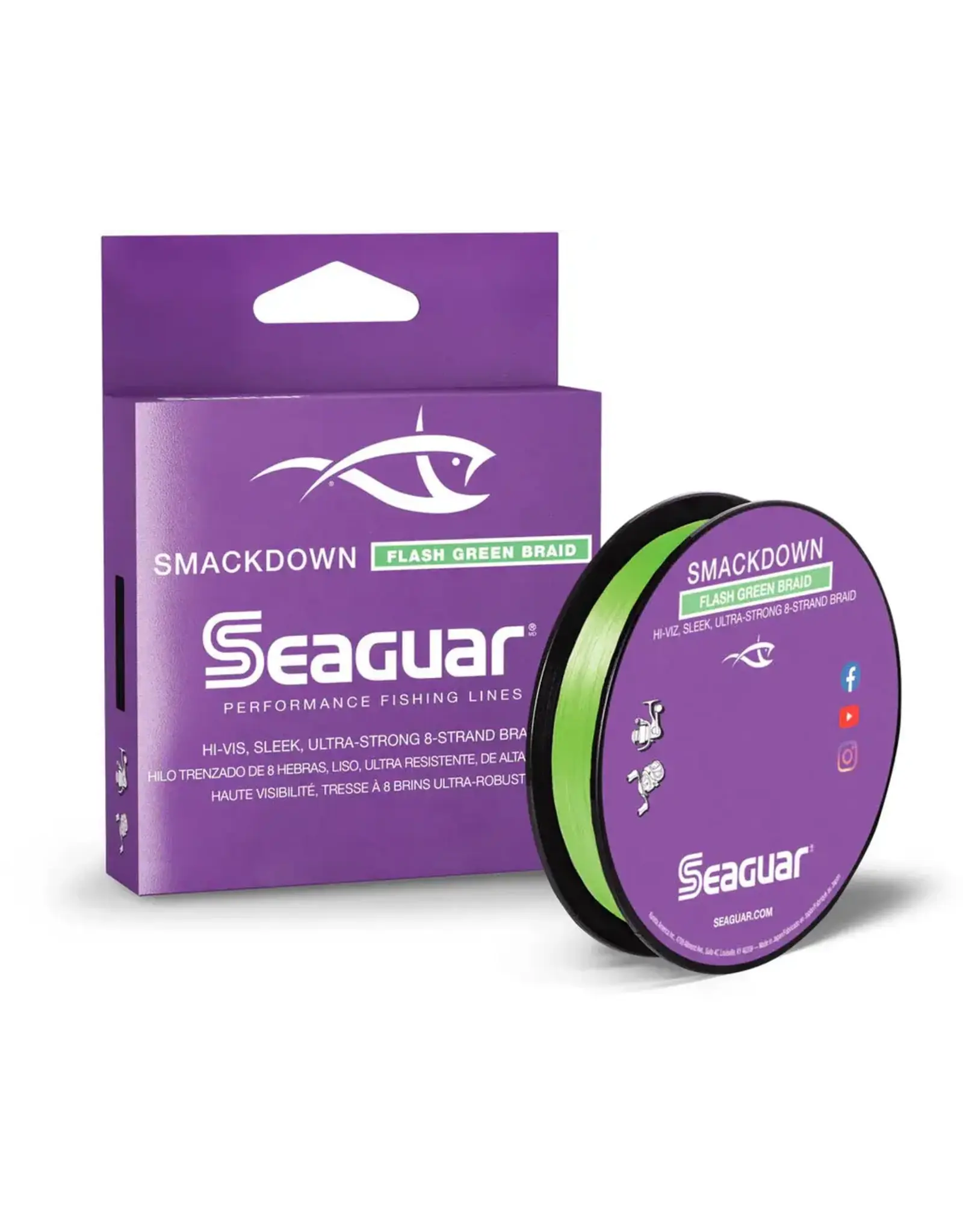 Seaguar Seaguar Smackdown Braid, 150 yd Flash Green 40 lb