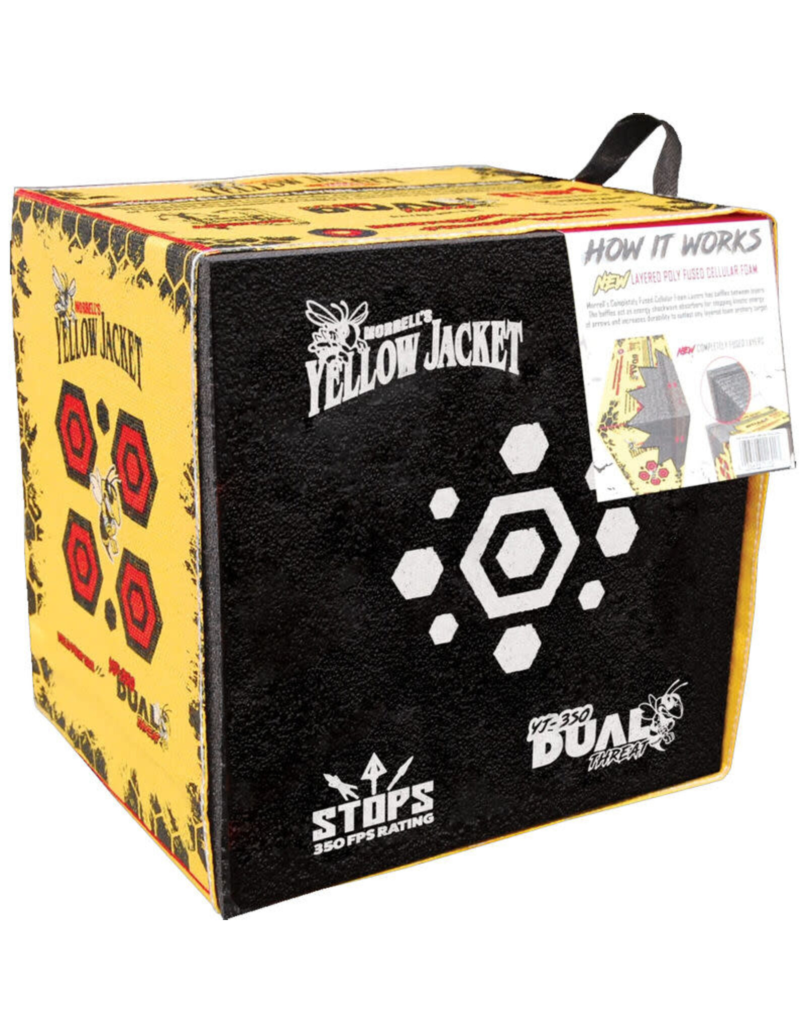 MORRELL MFG INC Morrell Targets Yellow Jacket YJ-350 Dual Threat Archery Target Black/Red/Yellow