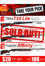 DRAW #1892 - Take Your Pick - Tikka, Beretta OR Franchi!