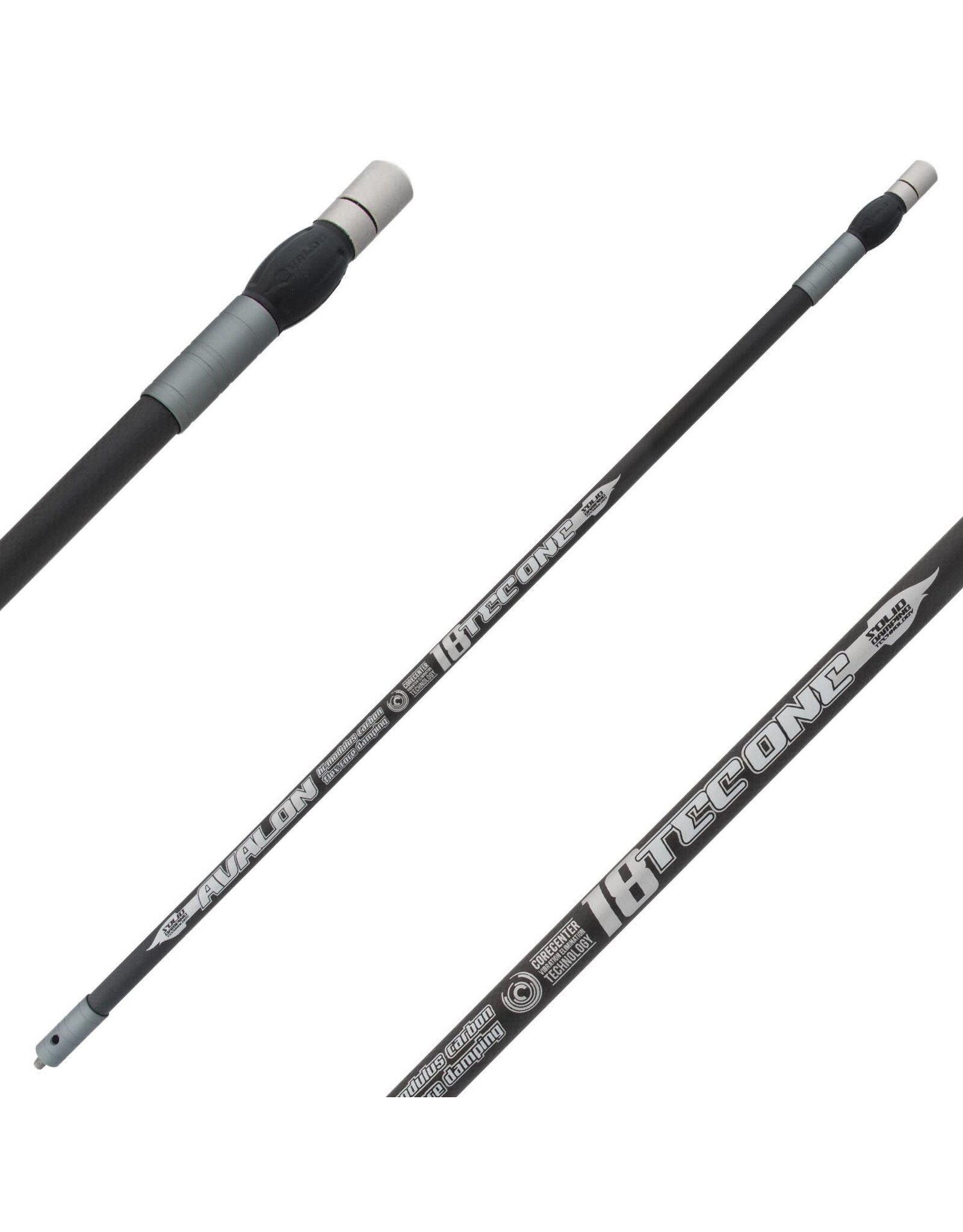AVALON ARCHERY Avalon Tec One 18mm Long Rod Stabalizer Xtra Still - Silver - 28"