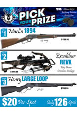 DRAW #1897 (#64-126) - Pick Your Prize - Marlin, Excalibur OR Henry!
