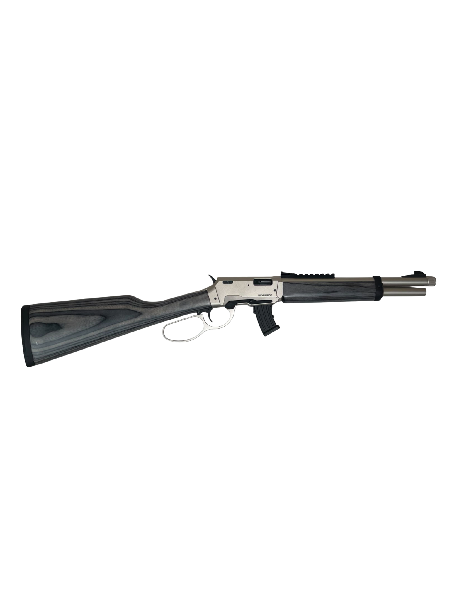 Morisson Morisson Lever-Action 22 LR 12″ Timberwolf Laminate Nickel Finish