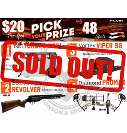 DRAW #1896 - Pick Your Prize - Yeti, EGE Arms, Vortex OR Diamond!