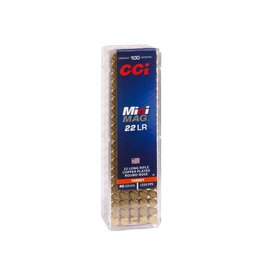 CCI CCI Mini Mag Target Copper-Plated RN 22 LR 40gr 100pk