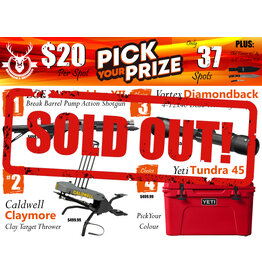 DRAW #1900 - Pick Your Prize - EGE Arms, Caldwell, Vortex OR Yeti!